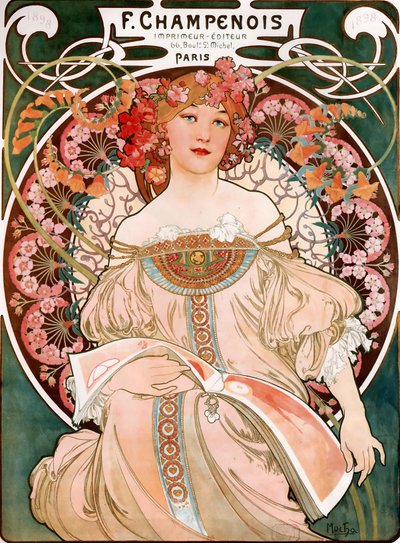 F. Champenois Imprimeur-Editeur da Alphonse Mucha